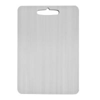 Tabla De Corte De Acero Inoxidable 304 Doble Cara De Grado Alimenticio Titanium Antideslizante Y No Adhiere Bloque De Corte Rectangular - details 3