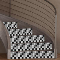 Papel Tapiz De Mosaico Impermeable Autoadhesivo 3D Para Cocina Baño Decoración Del Hogar Adhesivo De Pared PVC Clásico - details 30