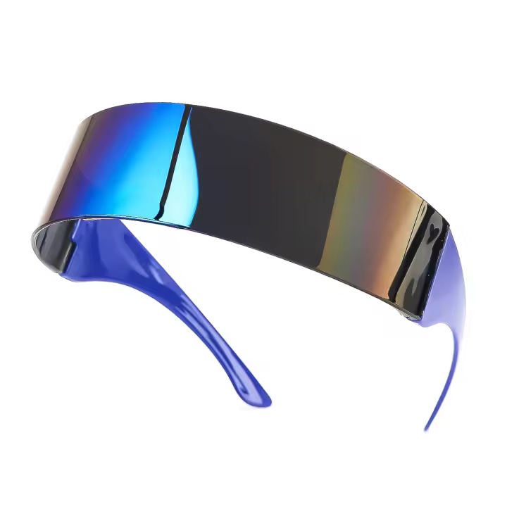 Gafas De Sol Y2K Technológicas Futuristas Para Mujer Estilo Especial Forma Única No Polarizadas UV400 Anti Reflectantes - 1