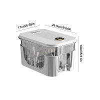 Dispensador De Bebida Fría De 5L Con Grifo Y Soporte Para Nevera Juguete Plástico Reutilizable Para Fiestas Jugo Frío - details 13