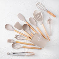 Juego De Utensilios De Cocina De Silicona 14 Piezas Con Soporte De Plástico Eco-amigable Y Duradero Para Cocina - details 8