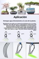 Kit De Riega Por Goteo Micro 50PCS Verde Con Emisores Para Caña De 3/5mm Para Jardín Bonsái Ahorro De Agua Y Eficiencia - details 2