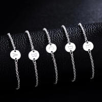 Pulsera De Plata 925 Con 26 Letras Para Mujer Joyería De Personalidad Para Boda Y Fiesta Encanto Pulsera Moda - details 6
