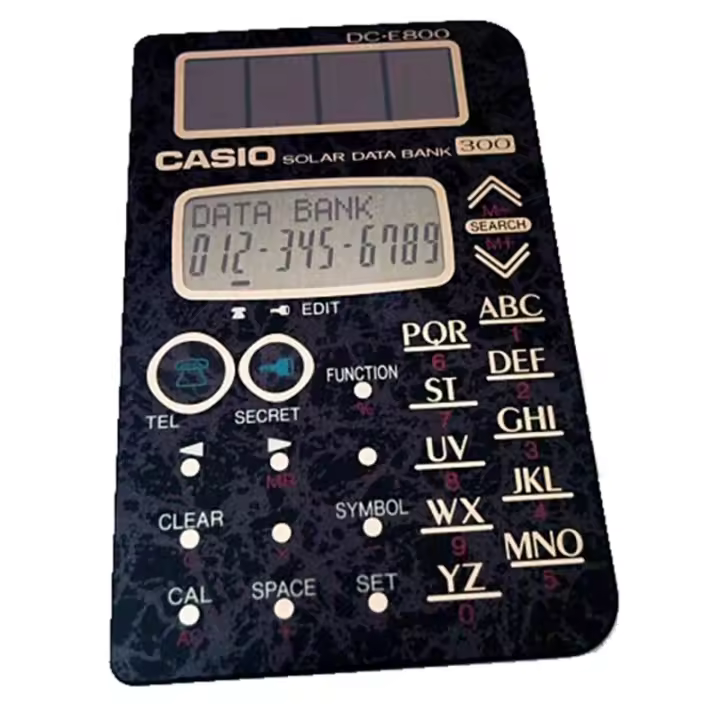 Agenda Electronica Casio Dc-e-800 Extraplana 300 Contactos - 1