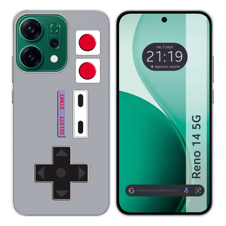 Funda Silicona para Oppo Reno 14 5G diseño Consola Dibujos - 1