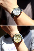 Reloj De Cuarzo Elegante Para Hombre MEGIR Estilo Simple Con Mostrador De Fecha Y Día Correa De Acero Inoxidable Caso De Aleación Reloj De Muñeca Para Mujeres Resistente Al Agua - details 7