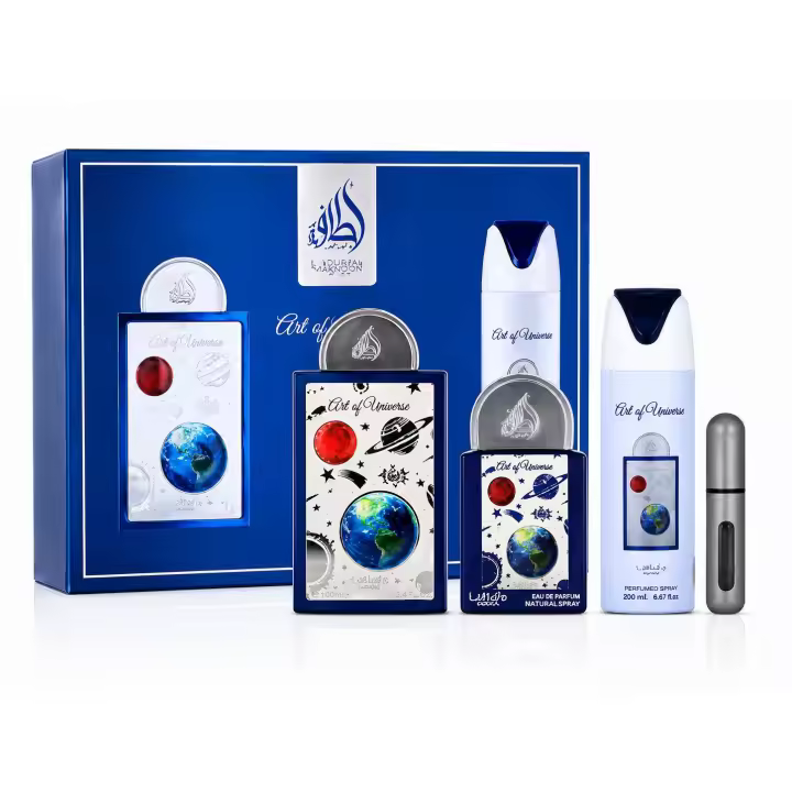 Set Art Of Universe de Lattafa Perfumes es una fragancia de la familia olfativa Cítrica Aromática para Hombres y Mujeres. Esta fragrancia es nueva - 1