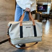 Bolsa De Viaje Y Deportes Para Hombres Y Mujeres Gran Capacidad Impermeable Bolsa De Hombro Seca Y Húmeda Bolsa De Mano Estilo Moda - details 0