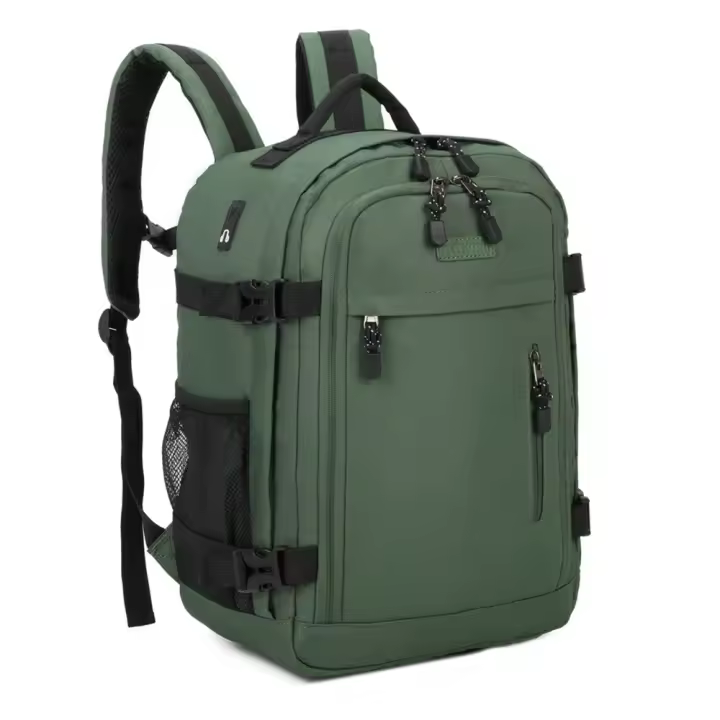 Mochila De Cabina Ryanair 40x20x25cm (20L) Mochila De Viaje Impermeable Para Avión Equipaje De Mano Resistente Mochila Para Senderismo Escolar Trabajo / Negro/ Azul Marino/ Gris/ Rosa - 1