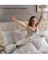 Relleno Nórdico Pluma Pato 250 Gr/m2 Eider - calidad excelsa 90% plumón pato blanco de máxima calidad y 10% pluma de pato, Color Blanco para Cama 90cm 105cm 135cm 150cm 180cm - details 5