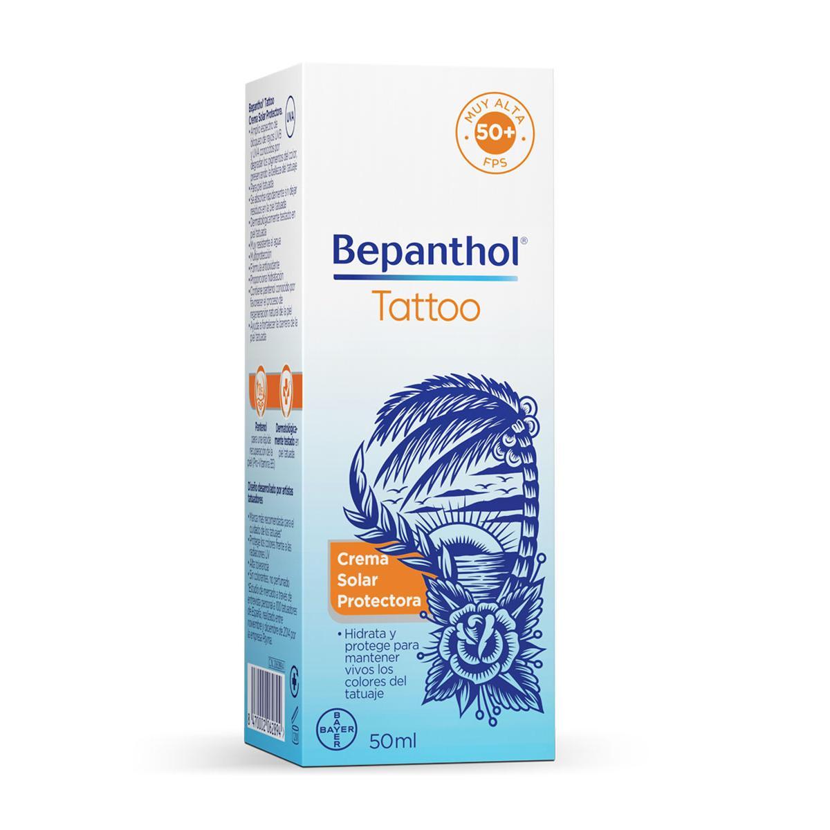 Bepanthol tattoo crema solar protectora spf 50 50 ml