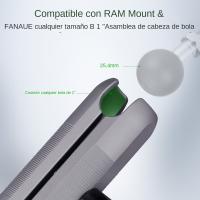 Soporte De Teléfono Para Motocicleta FANAUE De Aluminio Anti-Robo Con Adaptador De 1'' Y Mano Doble De 25mm Para RAM Mounts - details 4