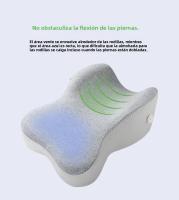 Almohada De Memoria Ortopédica De Algodón Suave Para Maternidad Con Correa Ajustable Soporte De Rodilla Y Pierna Para Dormir De Lado - details 5