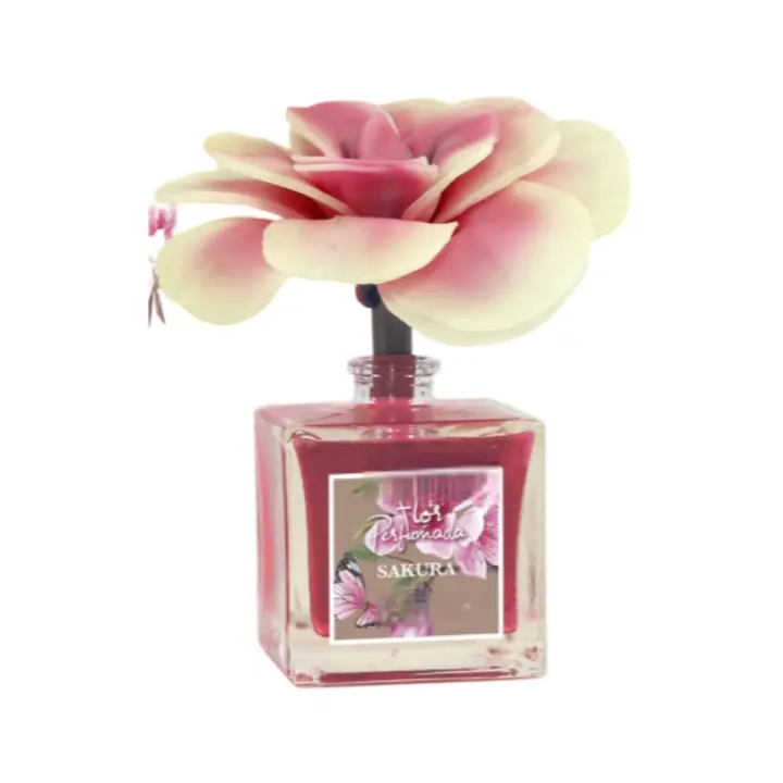 PLUSHOME Ambientador Perfumes. Difusor De Flor Perfumadas.Difusor De Flor Con Aroma Amb. Flor 90ml - 1