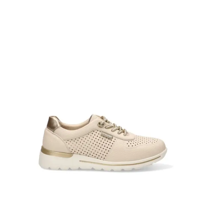 AMARPIES 30066 BEIGE 38755 26V CASUAL PICADO CORDON ELASTICO BEIGE - 1