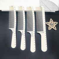 Peine Profesional Para Cabello Escala 1pc Herramientas De Estilizado Y Corte De Salon Barbero Peine De Dientes Anchos Para Peluquería - details 3