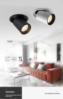 Spot Light LED Recortable 7W 12W En Forma Redonda De Aluminio Para Techo Con Ángulo Ajustable COB Para Iluminación Interior En Habitaciones - details 0