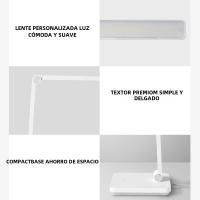 Lámpara De Escritorio MIJIA Nueva Con Doble Luz Protección Ocular Plegable 3 Niveles De Ajuste Iluminación De Mesa Nocturna Para Cama - details 12