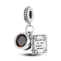Encantos De Viaje Para Café Plata Charms Para Perros Y Gatos Corazón De Cuentas Adecuados Para Pulsera Original DIY Tendencia Clásica Vintage Romántica - details 176