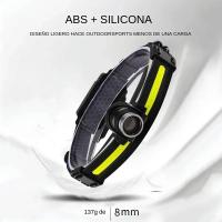 Linterna Frontal LED De Alta Potencia Con Sensor XPE+COB 7 Modos Para Pesca Y Cazalampara De Corbata Recargable Con Batería 18650 - details 4