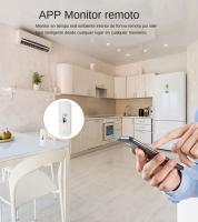 Sensor De Temperatura Y Humedad WiFi Zigbee Tuya Sensor De Humedad Interior Batería Poderada Monitoreo Por APP Compatible Con Alexa Y Google Home - details 3