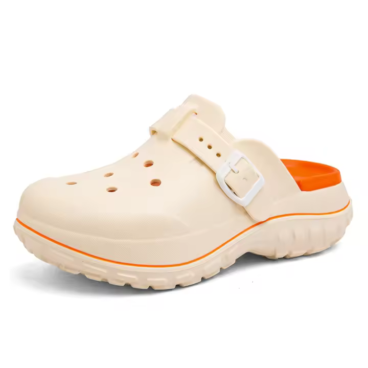 Sandalias De Playa Para Mujer Verano Antideslizantes Con Punta Cerrada Suela Gruesa Estilo Roman Closure Pull on Material EVA - 1