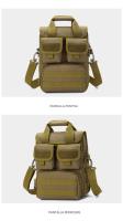 Bolsa Táctica Militar Para Hombres Con Suelo Molle Impermeable Para Senderismo Camping Escalada Caza Y Escuela Bolsa De Hombro Mensajero - details 5
