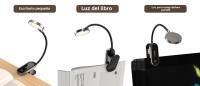 Lámpara De Escritorio LED Baseus Con Clip Iluminación De Lectura USB Recargable Táctil Sin Escala Luz Nocturna Para Laptop - details 1