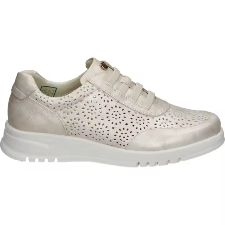 PITILLOS | Zapato Oxford Pitillos para Mujer – Zapato de Piel en Color Dorado con Detalles – Zapato de Cuña con Cordones Elásticos – Slip On – De Piel – Cuña Baja y Cómoda – Alta Calidad – Modelo 20301 - 1