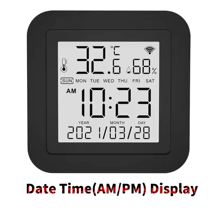 Sensor De Temperatura Y Humedad Universal Tuya Smart WiFi IR Remoto Para Aire Acondicionado TV Compatible Con Alexa Google Home Yandex - 1