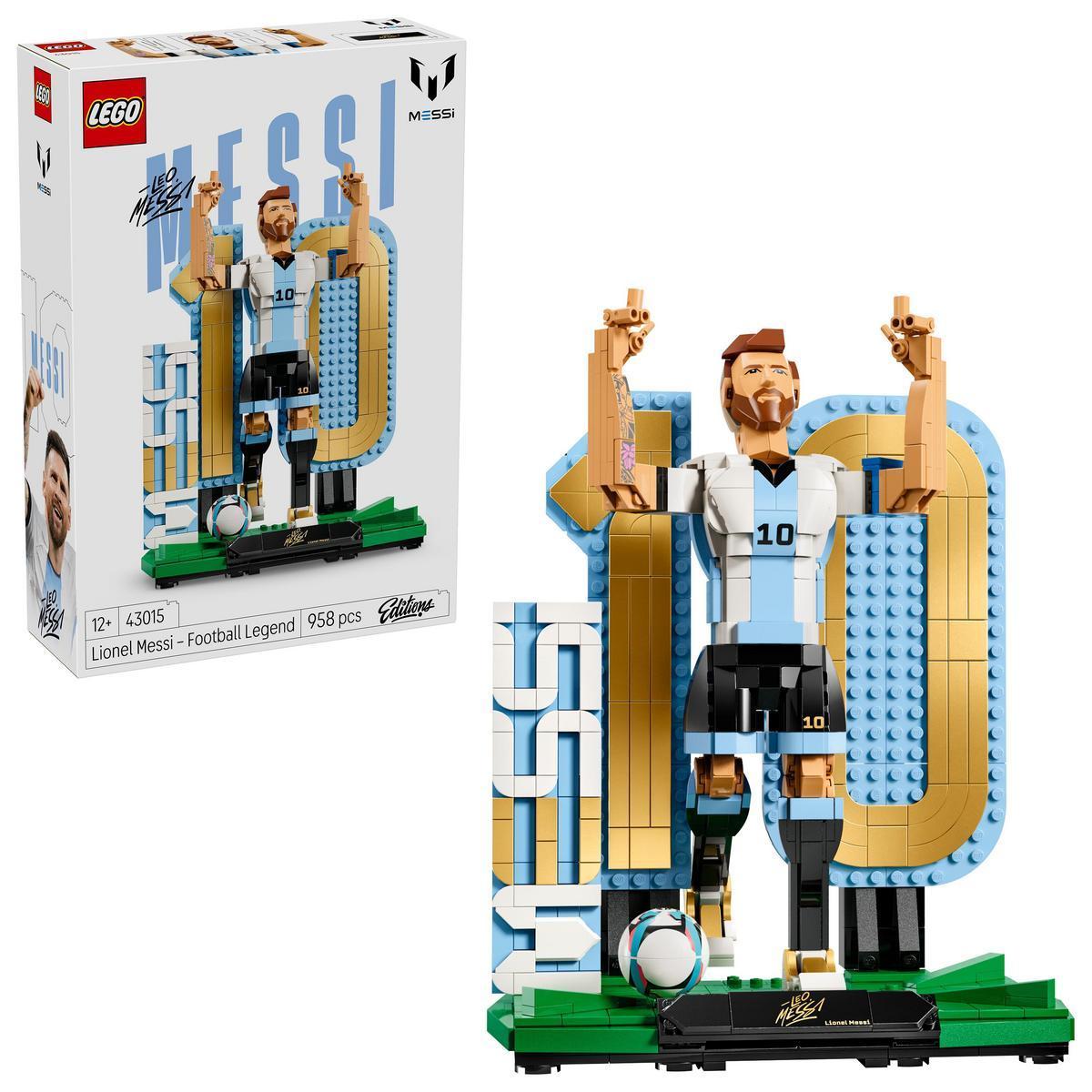 LEGO® 43015 | Ediciones Lionel Messi: Leyenda del Fútbol de Juguete - Modelo 3D