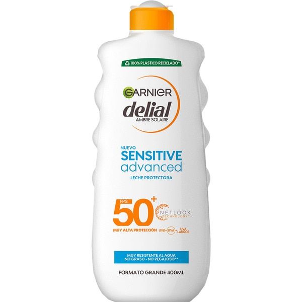 Delial Ambre Solaire - Protector Solar SPF-50+ Resistente Al Agua - 400 Ml
