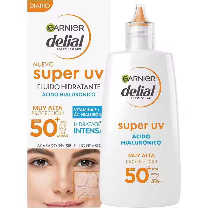 Garnier Ambre Solaire Fluido facial hidratante, SPF50+ 40ml - 1