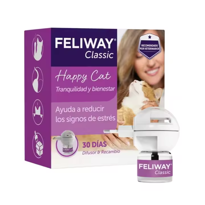 FELIWAY - Classic (Difusor + Recambio) - Ayuda a tranquilizar a tu Gato - 1