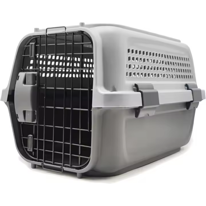 Transportín Plástico para Perros y Gatos Mascota Caja de Transporte, M 53x33.5x31 cm, Plástico, Cómodo,Seguro - 1