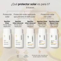 🎀Singuladerm-XPERTSUN URBAN Color Natural Claro SPF50+ | Protector Solar Facial Diario con Color Claro | Emulsión Ultraligera Oil-Free con Pigmentos Unificadores | Protección UVA/UVB, IR y Contaminación - details 3