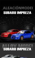 Coche De Deportes Subaru Impreza JKM 1:32 En Miniatura De Aleación Con Sonido Y Luz Vehículo Diecast Metal Juguete Para Niños - details 0