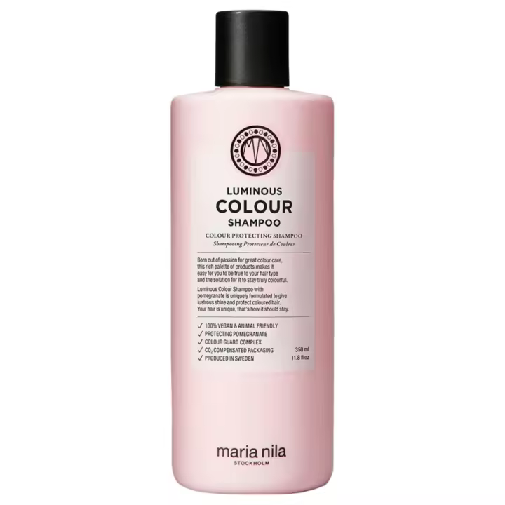 MARIA NILA LUMINOUS COLOUR SHAMPOO 350ML. Champú iluminador para cabello teñido que reconstruye y refuerza la estructura capilar. - 1