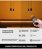 Barra De Luz LED Flexible COB Bicolor CCT 5m 10m 24V 12V Con Dimmer RF Amarillo Blanco 2700-6500K Regulable Para Sala De Estar - details 17