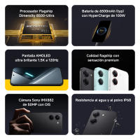 Official | POCO X8 Pro, Procesador flagship Dimensity 8500-Ultra, Batería de 6500 mAh (typ) con 100 W HyperCharge, Pantalla AMOLED ultra-brillante de 1,5K y 120 Hz, Calidad flagship con acabado premium - details 1
