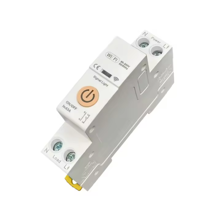 Interruptor De Circuit Breaker WiFi Tuya Smart Life 63A 1P+N Con Timer Control Remoto Y App Compatible Con Alexa Y Google Home - 1