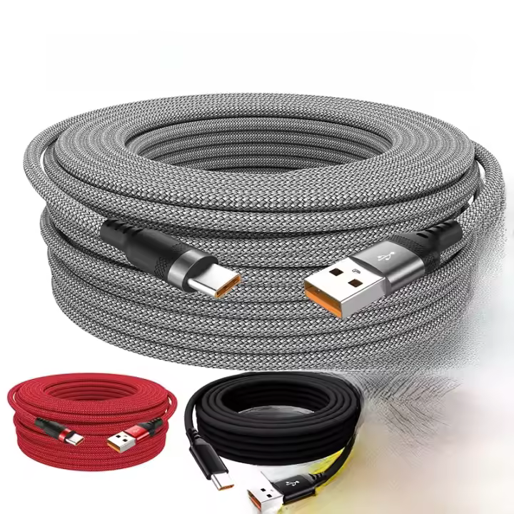 Cable De Carga Super Rápida USB Tipo C 5A Para Huawei Samsung Xiaomi OPPO Cable De Extensión USB C Universal 1m 3m 5m 8m - 1