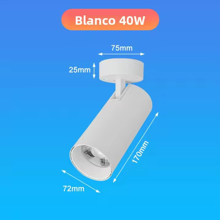 SpotLight LED 220V Luz De Punto COB Fijación En Techo Farol Plegable Para Iluminación Interior Cocina Hogar Luz De Bajo Techo Para Tráiler - 1