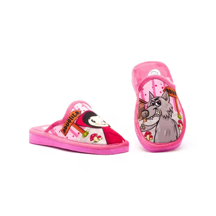 JAM Zapatillas Casa Niña Modelo ZCH-699 Fucsia - Numeración: 24-37 - 1
