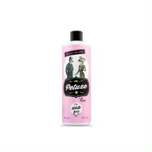 Petuxe Champú Blanqueador para Mascotas con Pelo Blanco 500 ML - 1