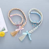 Diadema De Encaje Para Pequeñas Princesas Con Rizos Y Diamantes Estilo Elsa Rapunzel Jasmine Para Fiesta Accesorios De Cabello - details 9