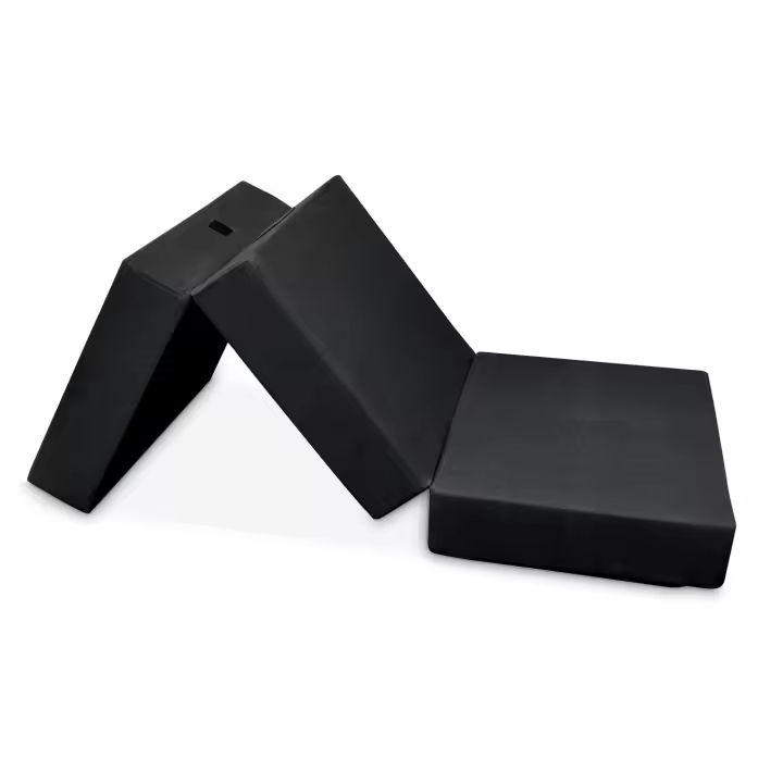 Colchón Plegable FlexiSpace - Espuma Alta Densidad - Funda Transpirable - Asa y Cierre - Ideal para camperizar - Grosor 10 Cm - 1