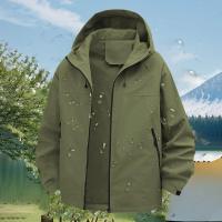 Chaqueta De Cierre Para Mujer Casual Con Capucha Color Sólido Transpirable Impermeable Y Antigolpes Para Camping Y Escalada Al Aire Libre - details 57