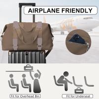 Bolsa de viaje para gimnasio, bolsa de viaje para mujer, bolsa de fin de semana, bolsa de mano para artículos personales, bolsa de yoga con bolsillo húmedo, bolsa de maquillaje para deportes, bailes, - details 2