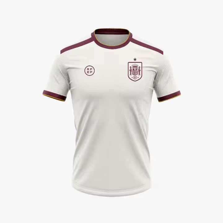 CAMISETA ESPAÑA NIÑO AWAY ( MARCA RFEF ) - PRODUCTO OFICIAL - 1